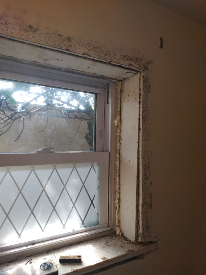 window with removed frame